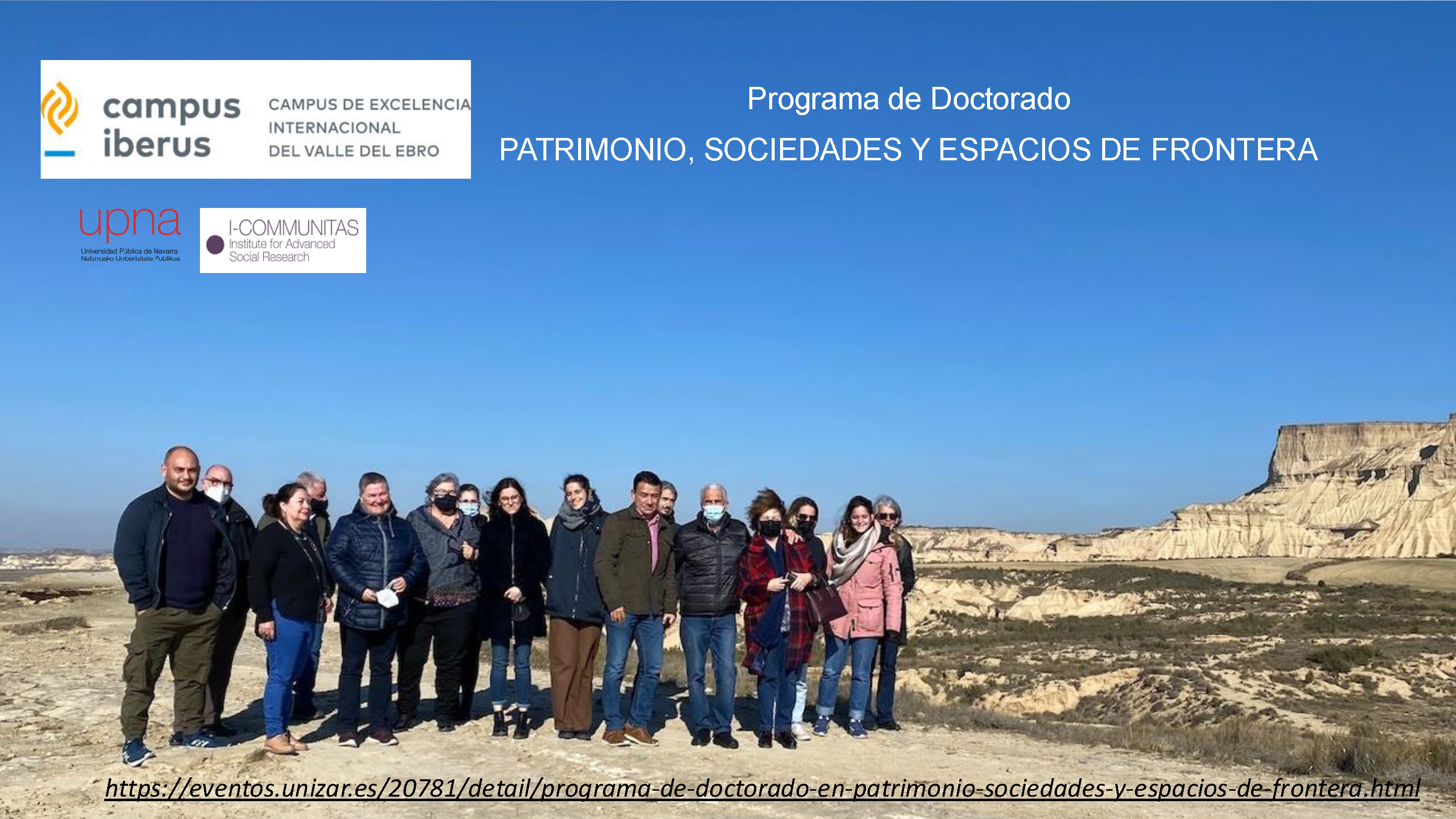 Presentación del Programa de Doctorado en Patrimonio, Sociedades y Espacios de Frontera