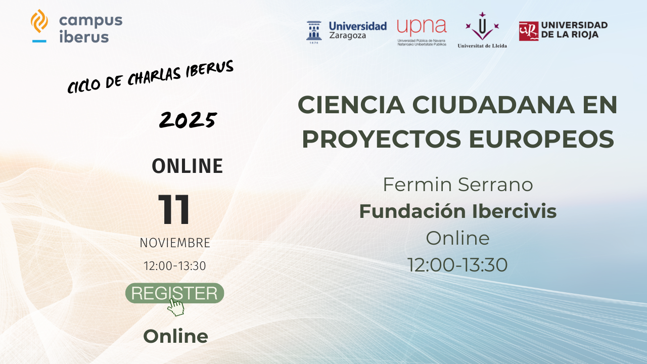 Ciclo Charlas Iberus Ciencia Ciudadana Actualidad