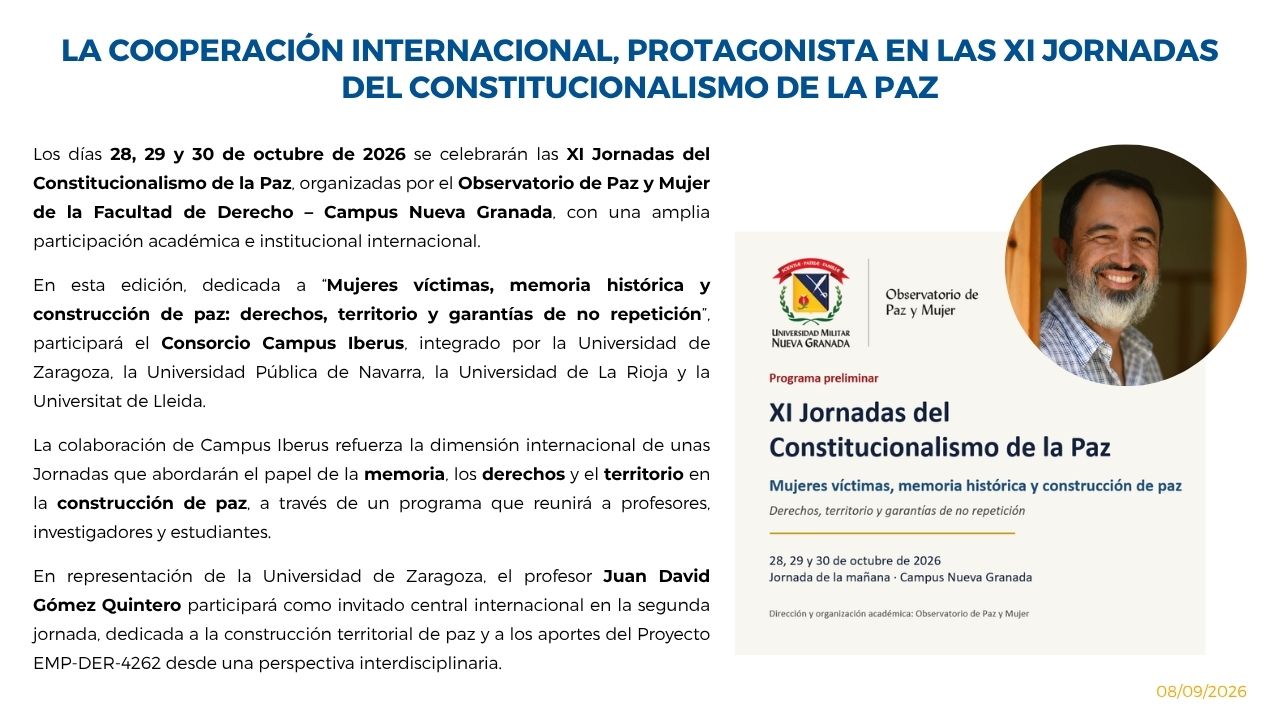 XI Jornadas del Constitucionalismo de la Paz